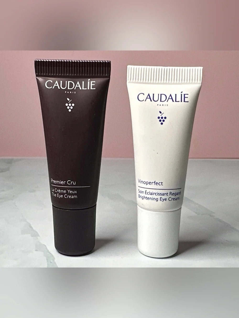 Caudalie Eye Cream Duo - Brown & White Tubes duo